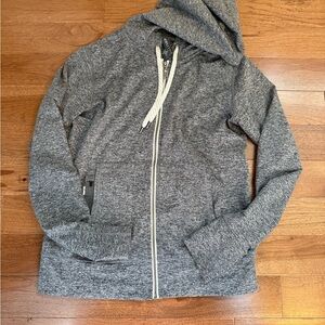 Vuori Gray Zip-Up Hoodie